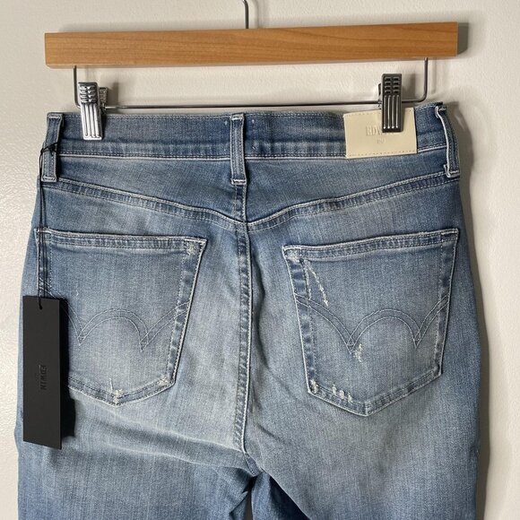 Edwin Jeans Womens 28 Blue Denim Ventura Bree Slim Skinny USA Stretch Medium - Picture 6 of 15